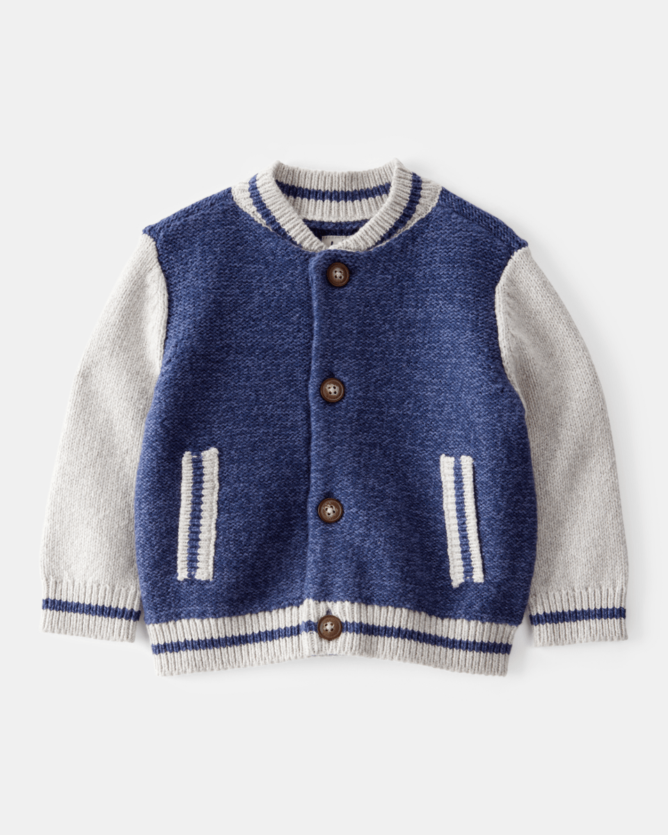 Suéter de punto azul marino - Carter's