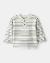 Marl grey knitted round-neck sweater