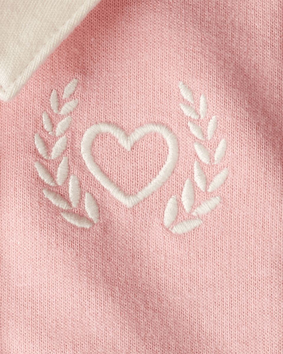 Vestido algodón con diseño rosa - Carter's