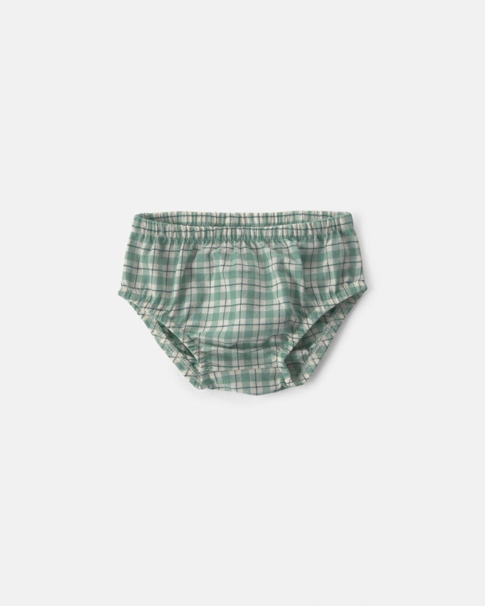 Vestido de franela con chaleco de punto, cuadros verdes - Carter's
